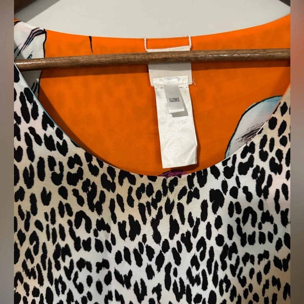 Chicos - Petite Reversible Floral-Animal Dress - Picture 11 of 13